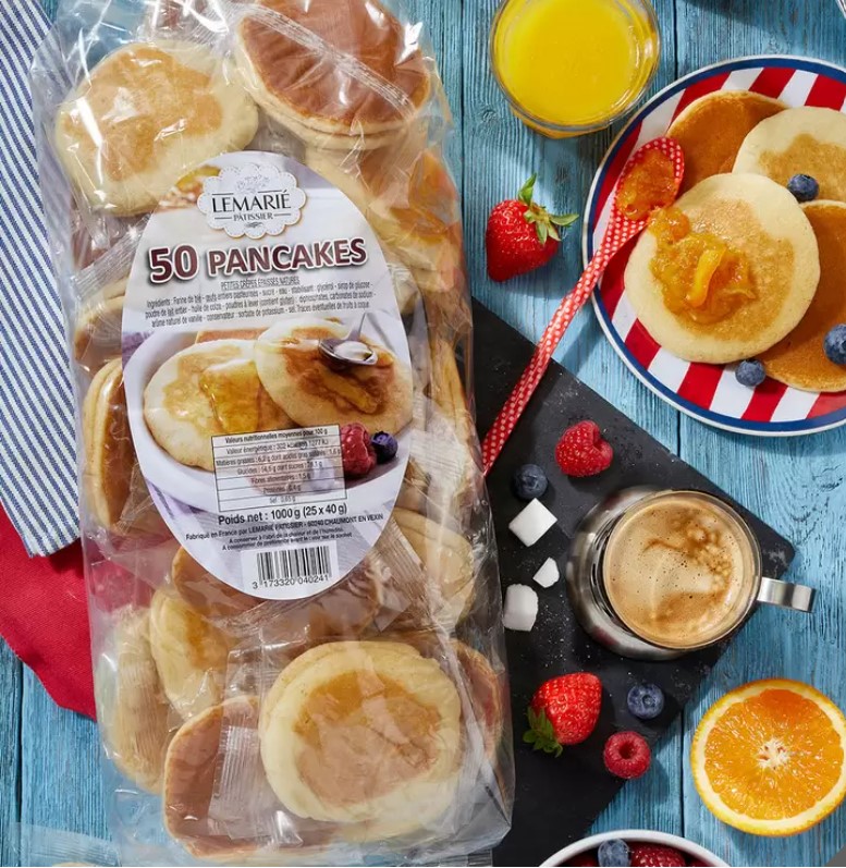 Le Marie Patisserie American Pancakes, 50 pcs (25x40g, 1000g)
